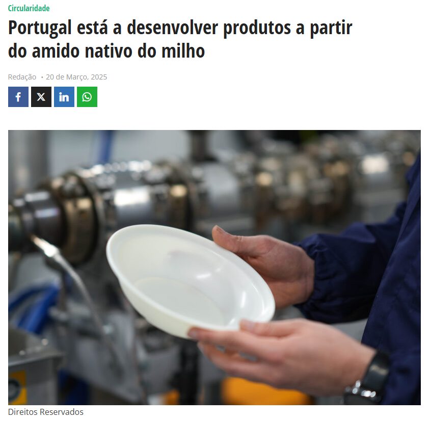 Portugal is developing products from native corn starch